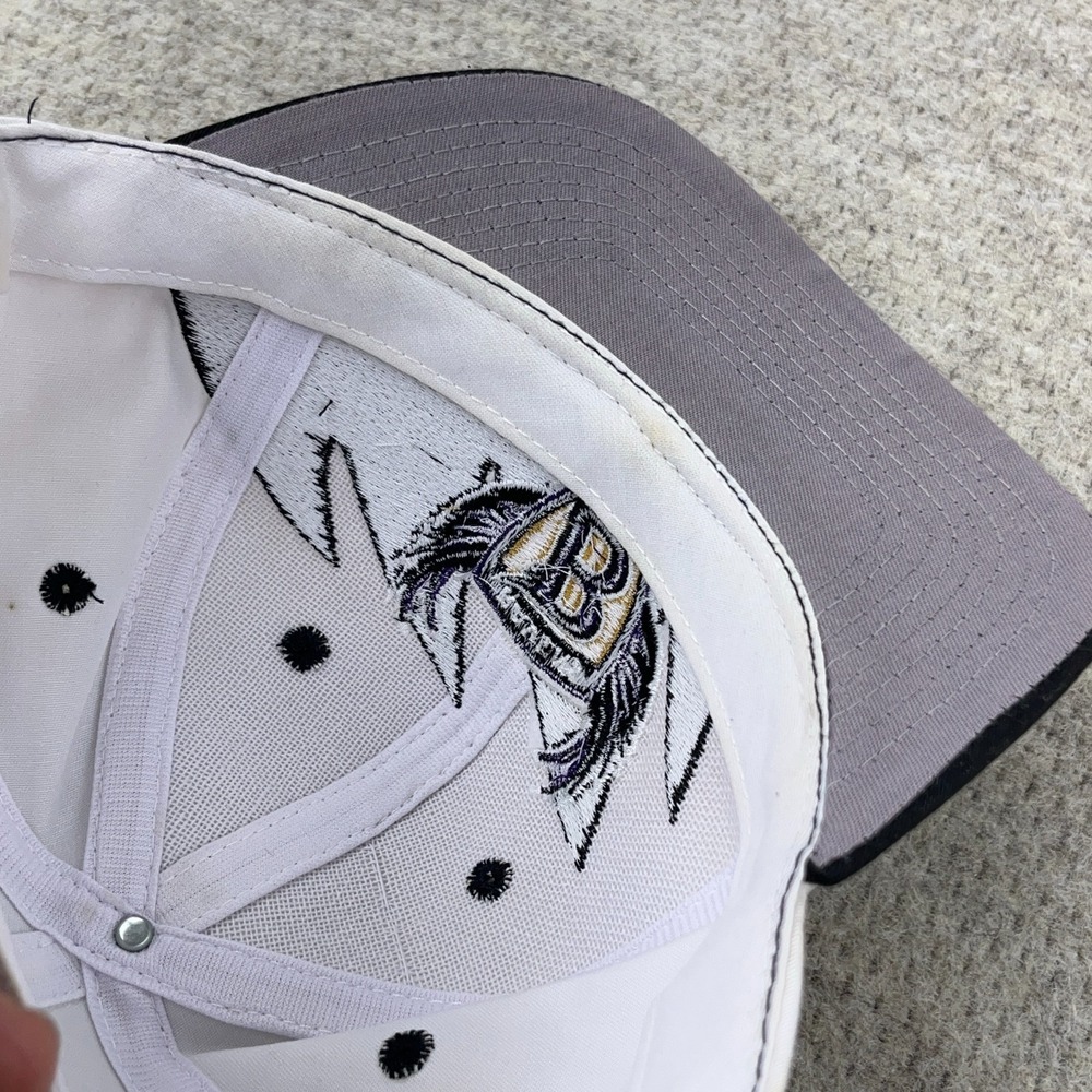 Vintage Baltimore Ravens Hat Cap Snapback Shark Tooth Sharktooth 90s Logo 7 RARE - Picture 14 of 16